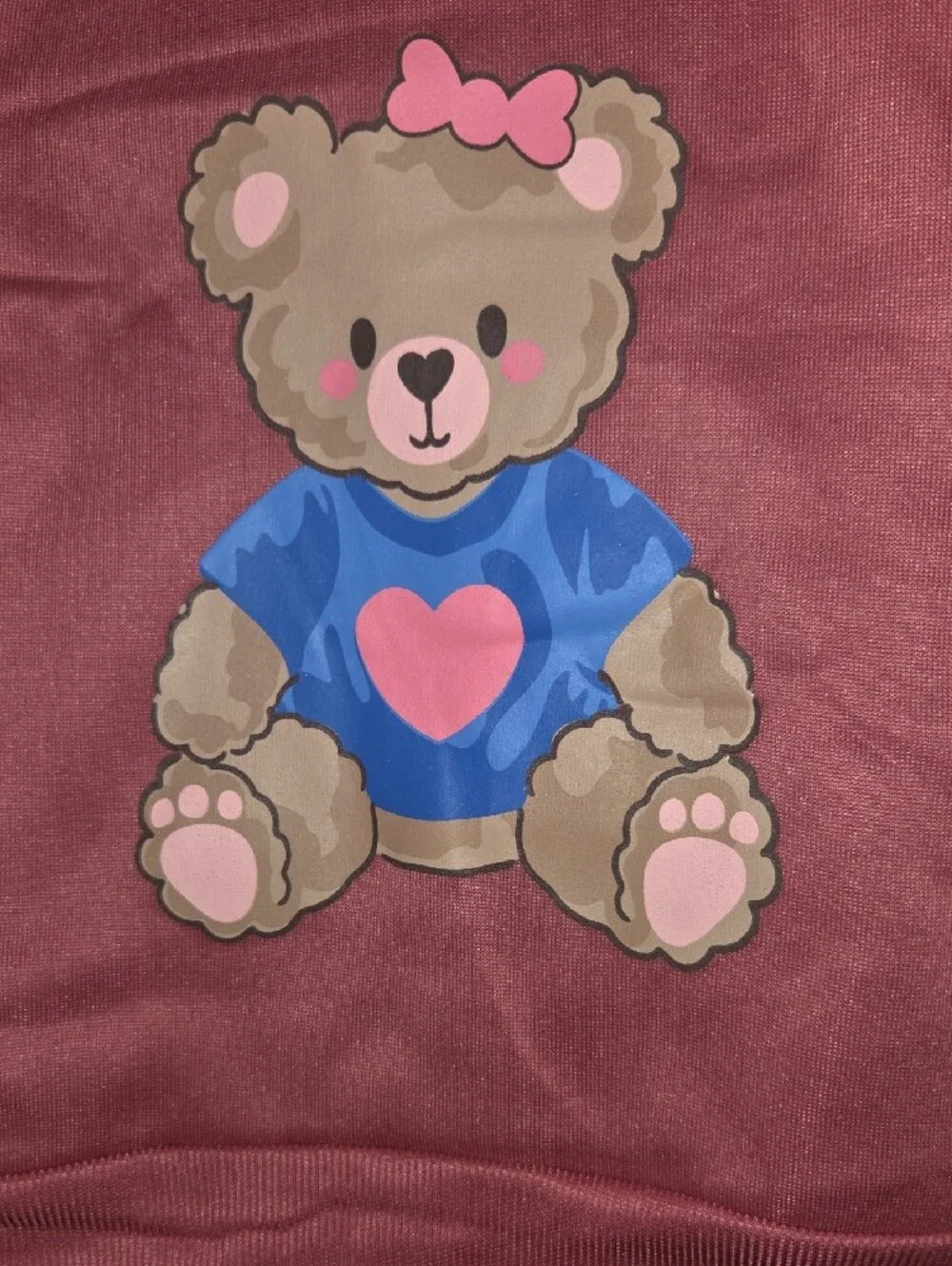 NWT Nannette Toddler/Little Girls 2-piece Cozy Bear Sweatshirt & Pants Set